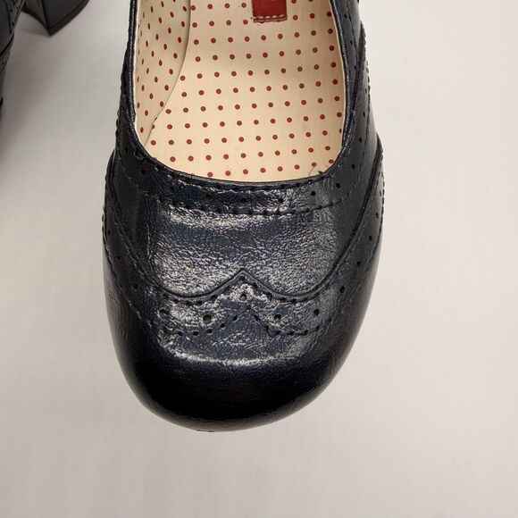 But Another Innocent Tale Shoes Womens 6.5 Blue Strap Heels Anthropologie BAIT - Picture 3 of 9